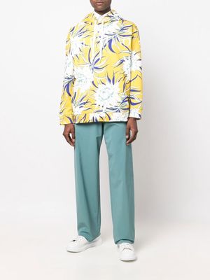 Valentino Street Flowers Couture Peonies hoodie - Yellow