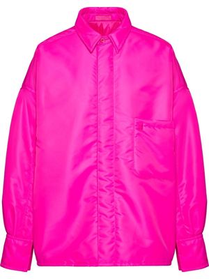 Valentino stud-detail shirt jacket - Pink