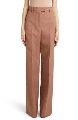 Valentino Tech Weave Trousers in Lc0-Light Camel