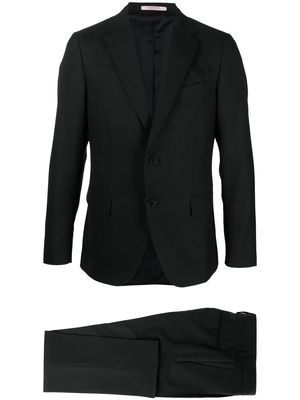 Valentino two-piece single-breasted wool suit - Black