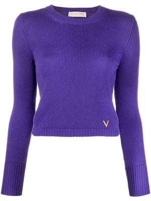 Valentino VGOLD cashmere jumper - Purple