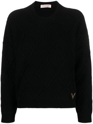 Valentino VGold virgin wool jumper - Black