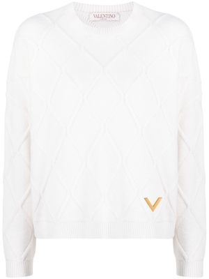 Valentino VGold wool jumper - Neutrals