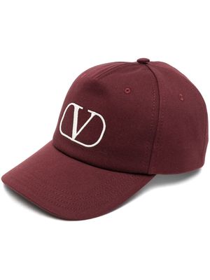 Valentino VLOGO cotton baseball cap - Purple