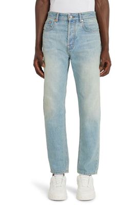 Valentino VLOGO Pocket Cotton Denim Jeans in Denim Blu Lav Chiaro