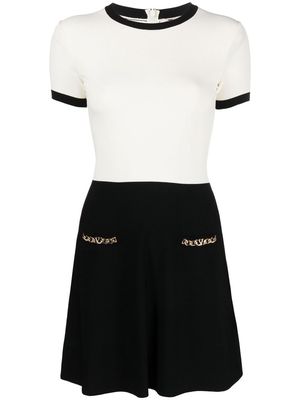 Valentino VLogo short-sleeve minidress - Black