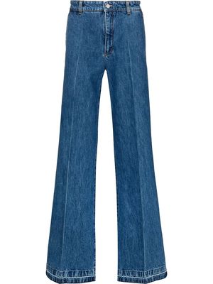 Valentino VLogo Signature straight-leg jeans - Blue