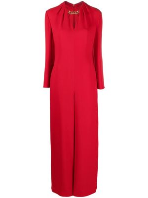 Valentino VLogo silk jumpsuit - Red
