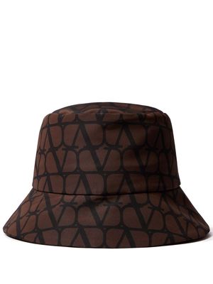 Valentino VLSIGN bucket hat - Brown