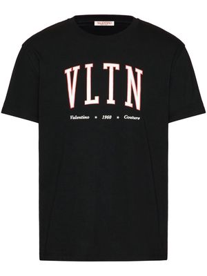 Valentino VLTN-print crew-neck T-shirt - Black