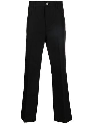 Valentino wide-leg tonal-stitch trousers - Black
