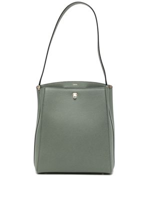 Valextra Brera leather shoulder bag - Green
