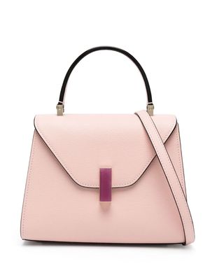 Valextra grained-texture leather tote bag - Pink