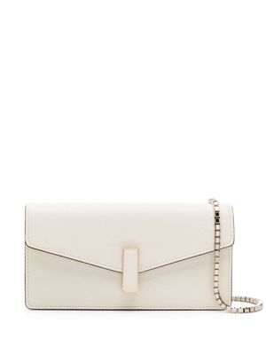 Valextra Iside leather clutch bag - White