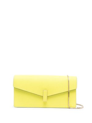 Valextra Iside leather clutch - Yellow