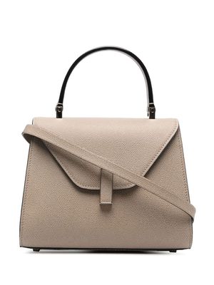 Valextra Iside leather tote bag - Neutrals