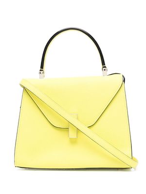 Valextra Iside leather tote bag - Yellow