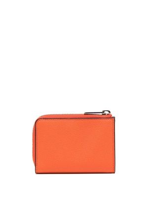 Valextra Key Holder zip-around wallet - Orange
