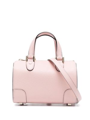 Valextra medium leather shoulder bag - Pink
