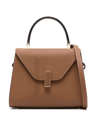 Valextra mini Iside leather tote bag - Brown