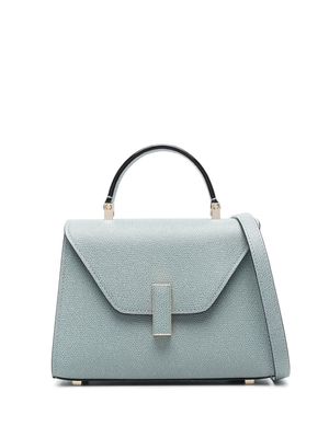 Valextra small leather tote bag - Blue