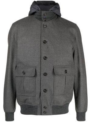 Valstar layered hooded jacket - Grey
