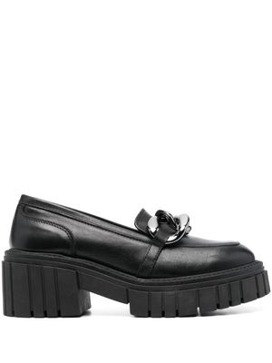 VAMSKO Iris 65mm leather loafers - Black