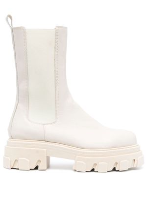 VAMSKO Molly chunky leather boots - Neutrals