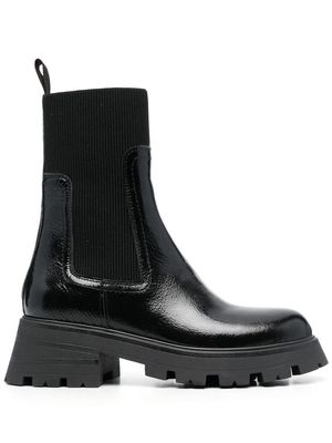 VAMSKO Sandra leather ankle boots - Black
