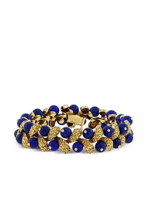 Van Cleef & Arpels 1967 18kt yellow gold Gui lapis lazuli bracelet