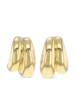 Van Cleef & Arpels 1980s 18kt yellow gold hoop earrings