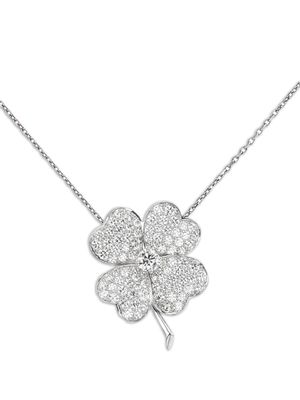 Van Cleef & Arpels 2010s 18kt white gold Cosmos diamond pendant - Silver