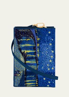 Van Gogh's Starry Night Book Clutch Bag