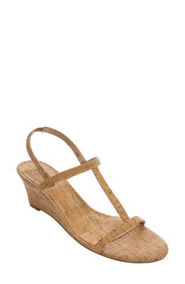 VANELi Mohan T-Strap Wedge Sandal in Natural