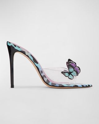 Vanessa Butterfly Slide Mule Sandals