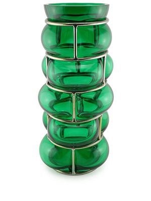 Vanessa Mitrani Brick glass vase - Green