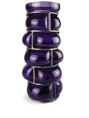 Vanessa Mitrani Brick glass vase - Purple
