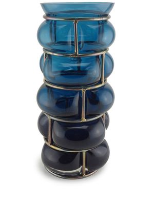 Vanessa Mitrani Brick polished vase - Blue