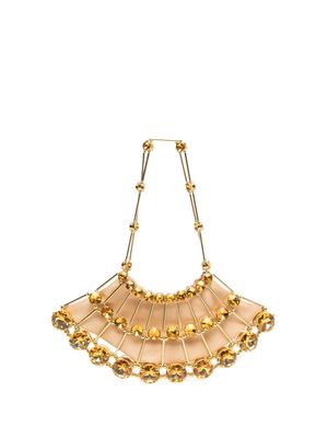 Vanina Clochette Soubresaut beaded shoulder bag - Gold