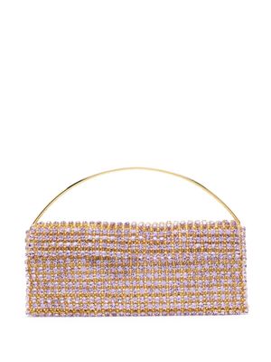 Vanina Maxi Les Nuances crystal-embellished clutch bag - Purple