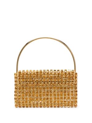 Vanina Nuances crystal-embellished clutch bag - Gold