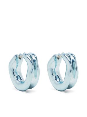 Vann Jewelry U hoop earrings - Blue