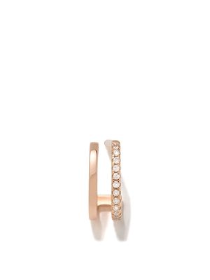 Vanrycke 18kt rose gold Charlie diamond earring - 18KT ROSE GOLD DIAMONDS