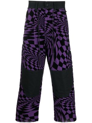 Vans abstract-print trousers - Black