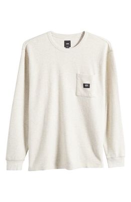 Vans Alder Cotton Thermal Shirt in Oatmeal Heather