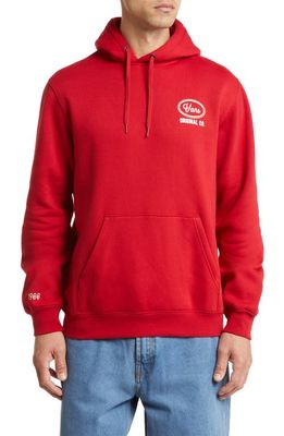 Vans Auto Shop Graphic Hoodie in Chili Pepper at Nordstrom, Size Small