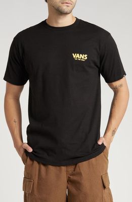 Vans Beer Float Cotton Graphic T-Shirt in Black