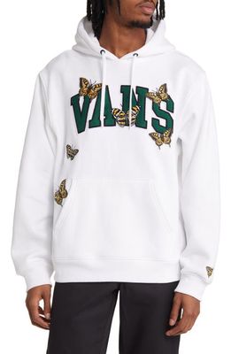 Vans Butterfly Logo Graphic Hoodie in White