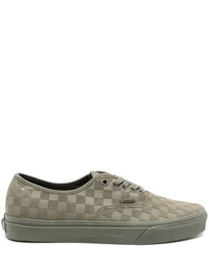 Vans check-pattern leather sneakers - Green