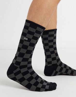 Vans Checkerboard socks in black